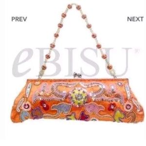 Ebisu gorgeous beaded small purse‎ NWT